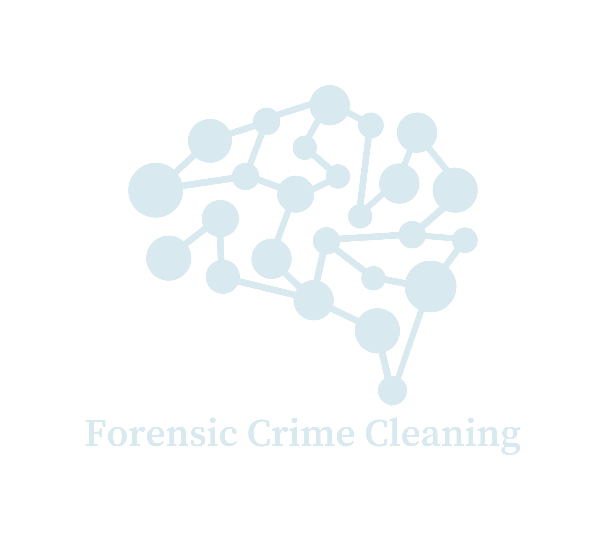 forensic crime scene cleaning transparent logo