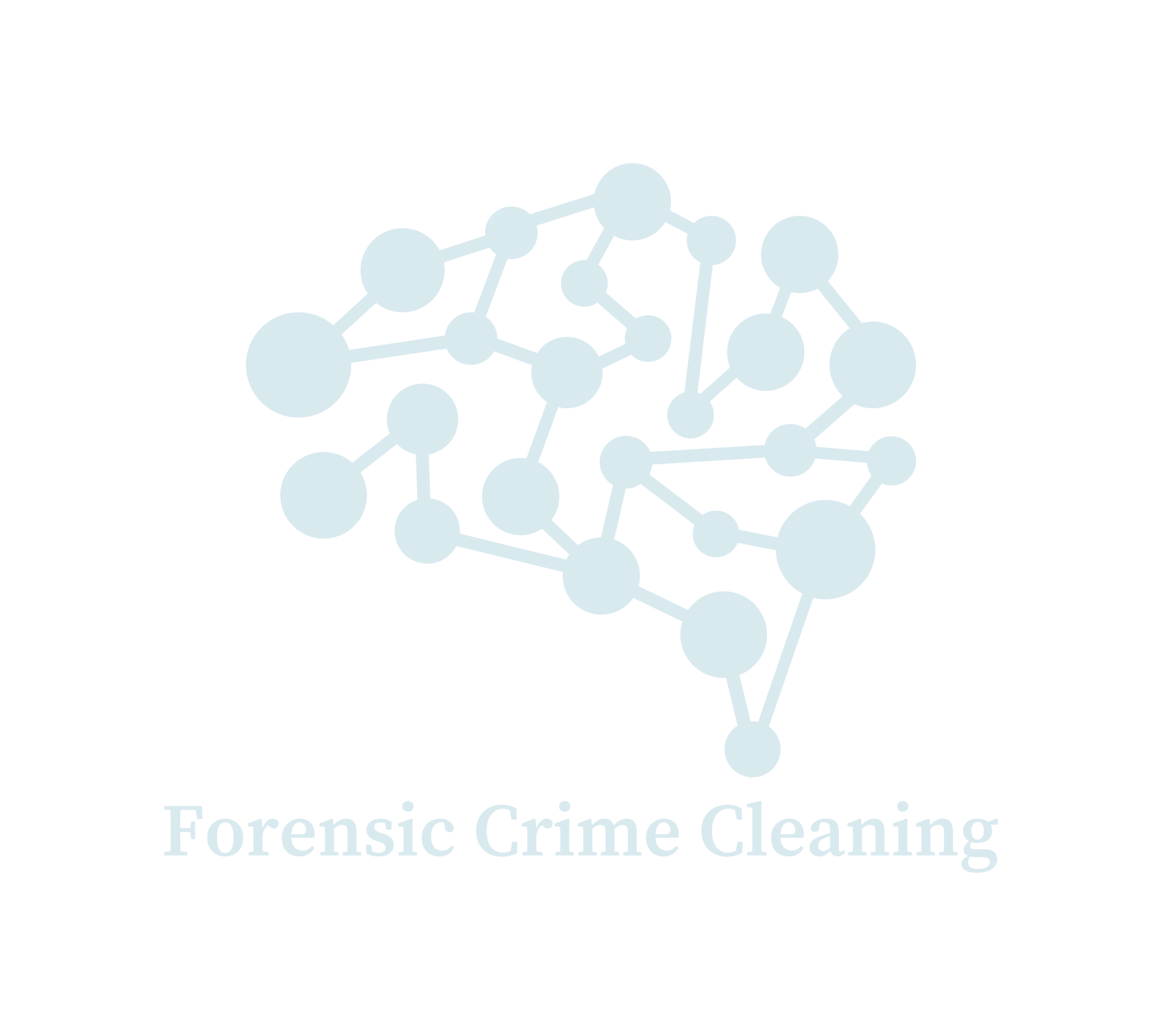 forensic crime scene cleaning transparent logo